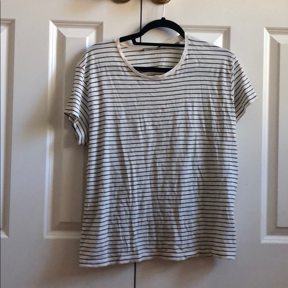 Vince striped black and white tee - Picture 1 of 1